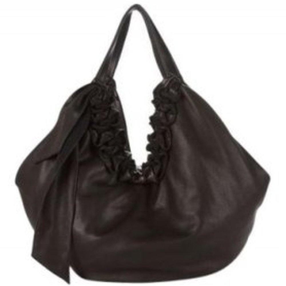 **SOLD** Elie Tahari Melrose Large Hobo Handbag - Picture 1 of 10
